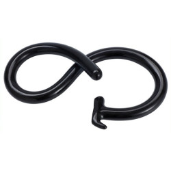 FUKR Gode long Mega Snake 100 x 3cm Noir